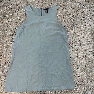 Olive green canvas dress